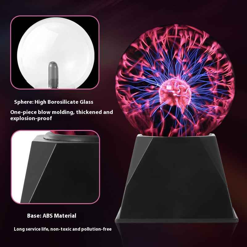 Hot-Selling Usb Voice-Controlled Electrostatic Ball Plasma Magic Night Light