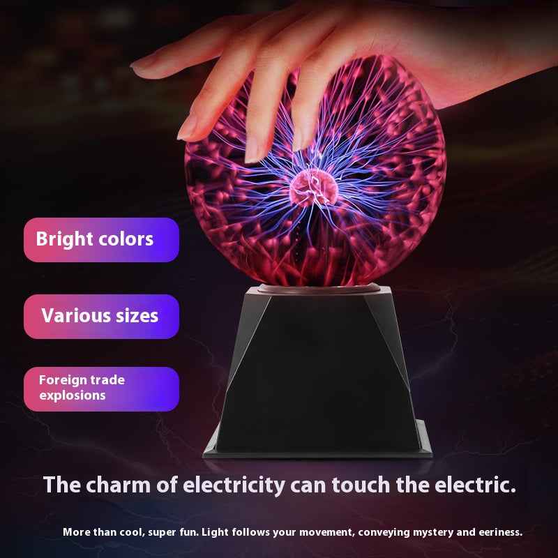 Hot-Selling Usb Voice-Controlled Electrostatic Ball Plasma Magic Night Light