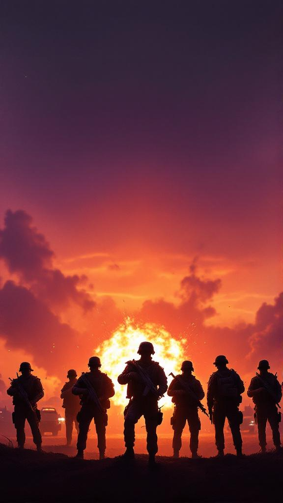 Military digital wallpaper.