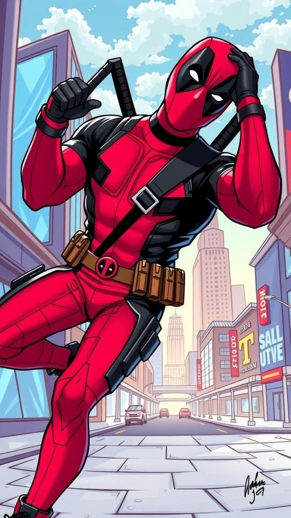 11-pack Deadpool digital wallpaper