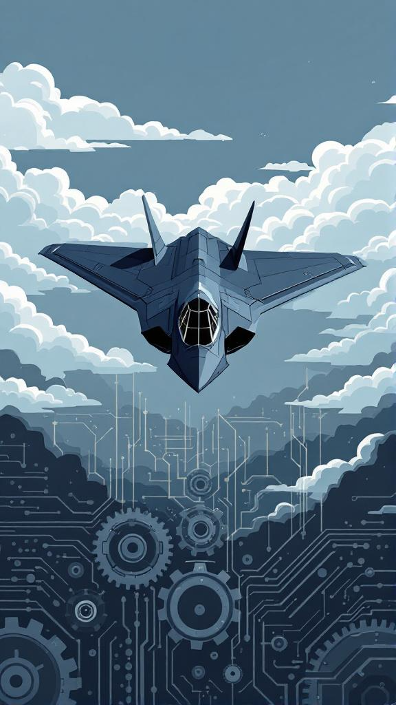 Military Aircraft Digital Wallpaper.