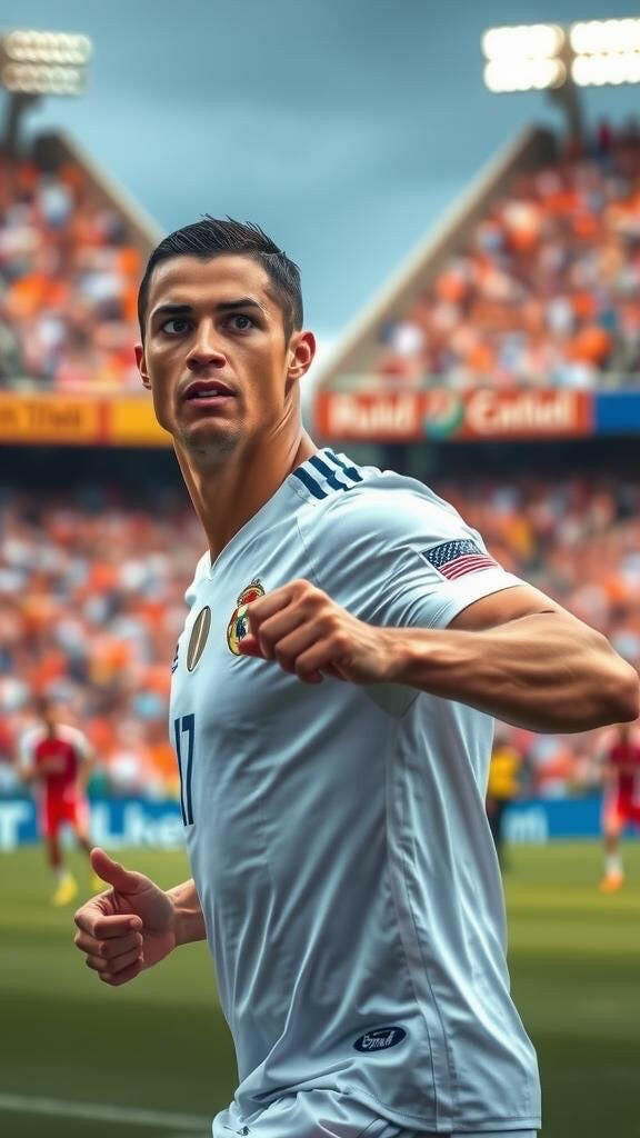 Soccer digital wallpaper.