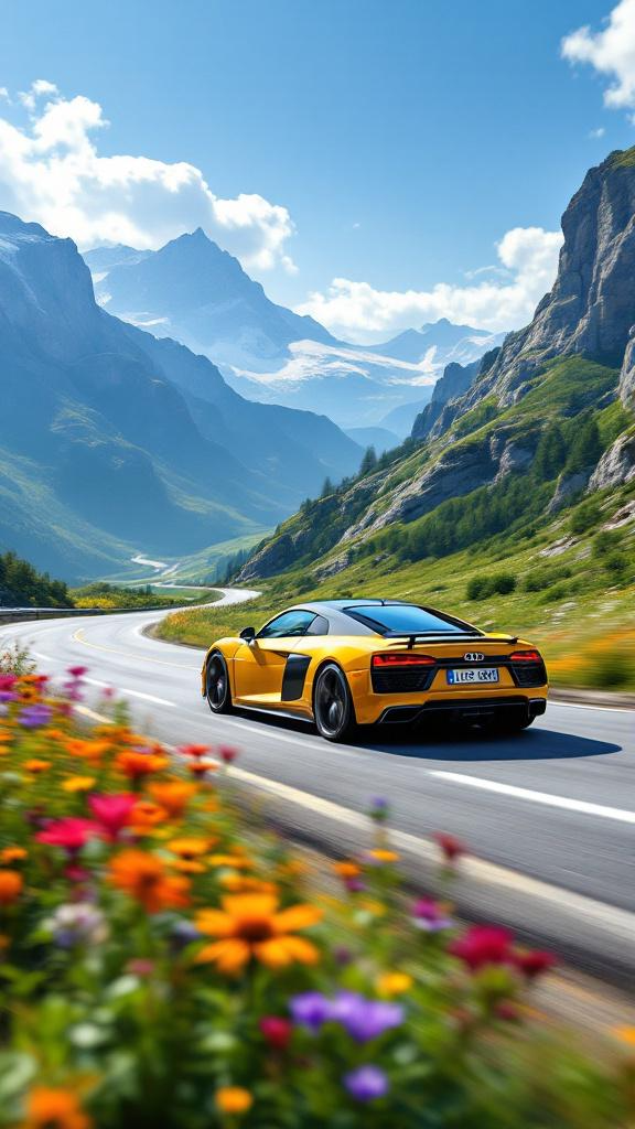 Audi digital wallpaped.