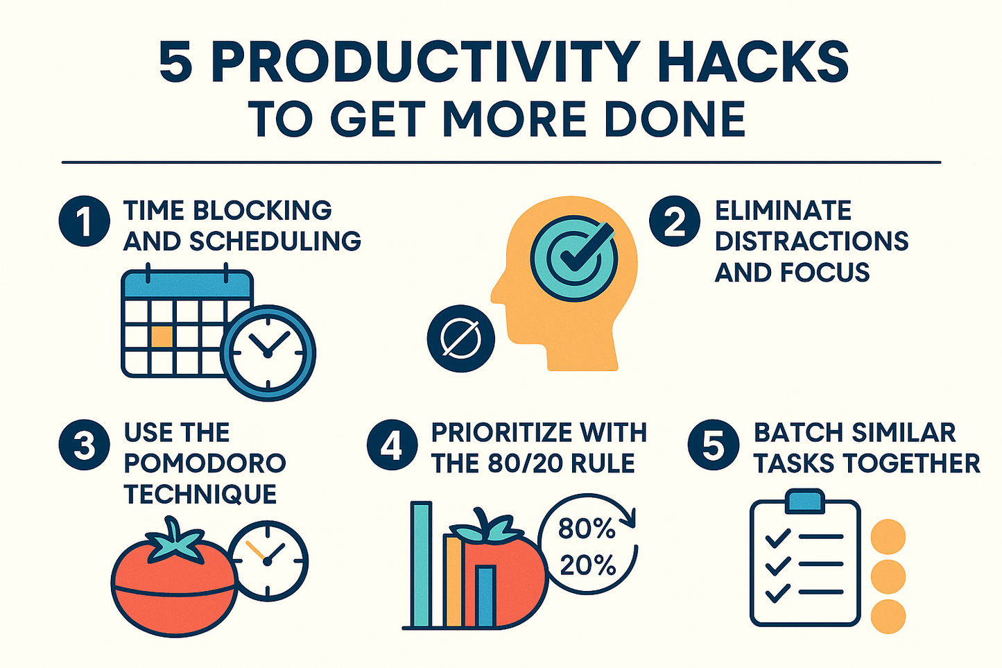 5 Productivity Hack to Get More Done.