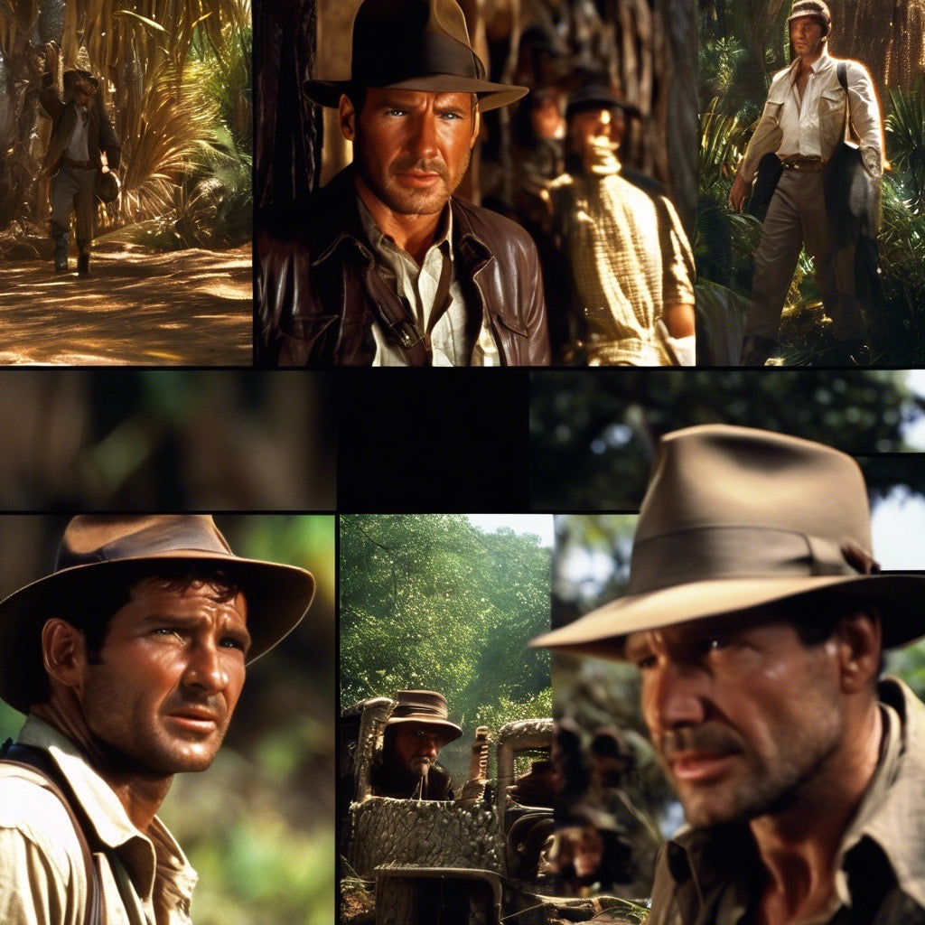 Indiana Jones Digital wallpaper.