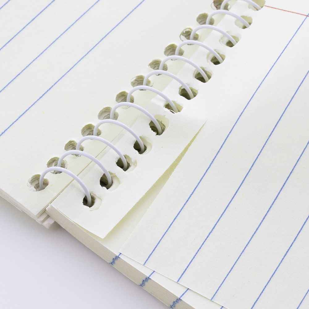 80 Ct. 6" X 9" White Paper Gregg Ruled Steno Book.