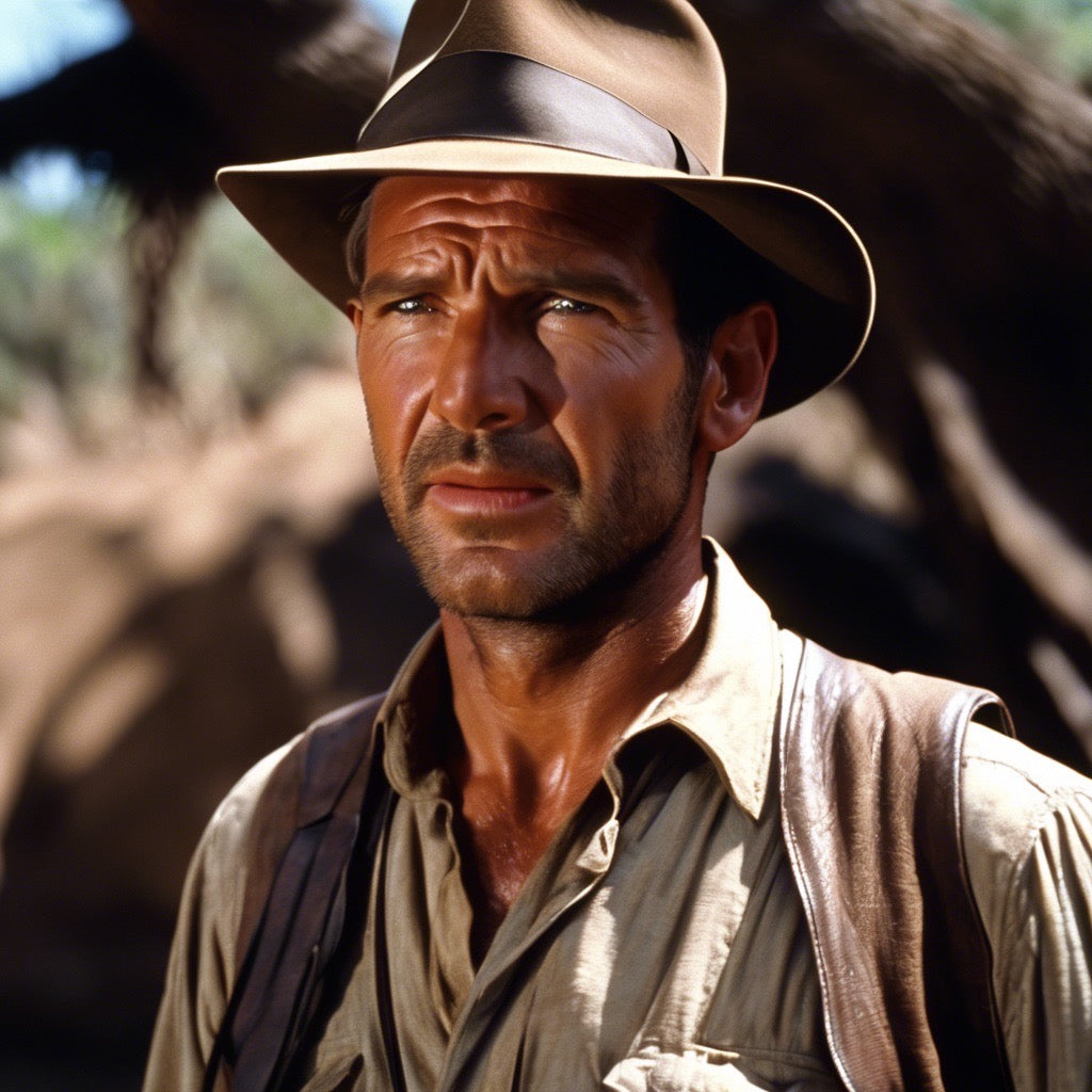 Indiana Jones Digital wallpaper.