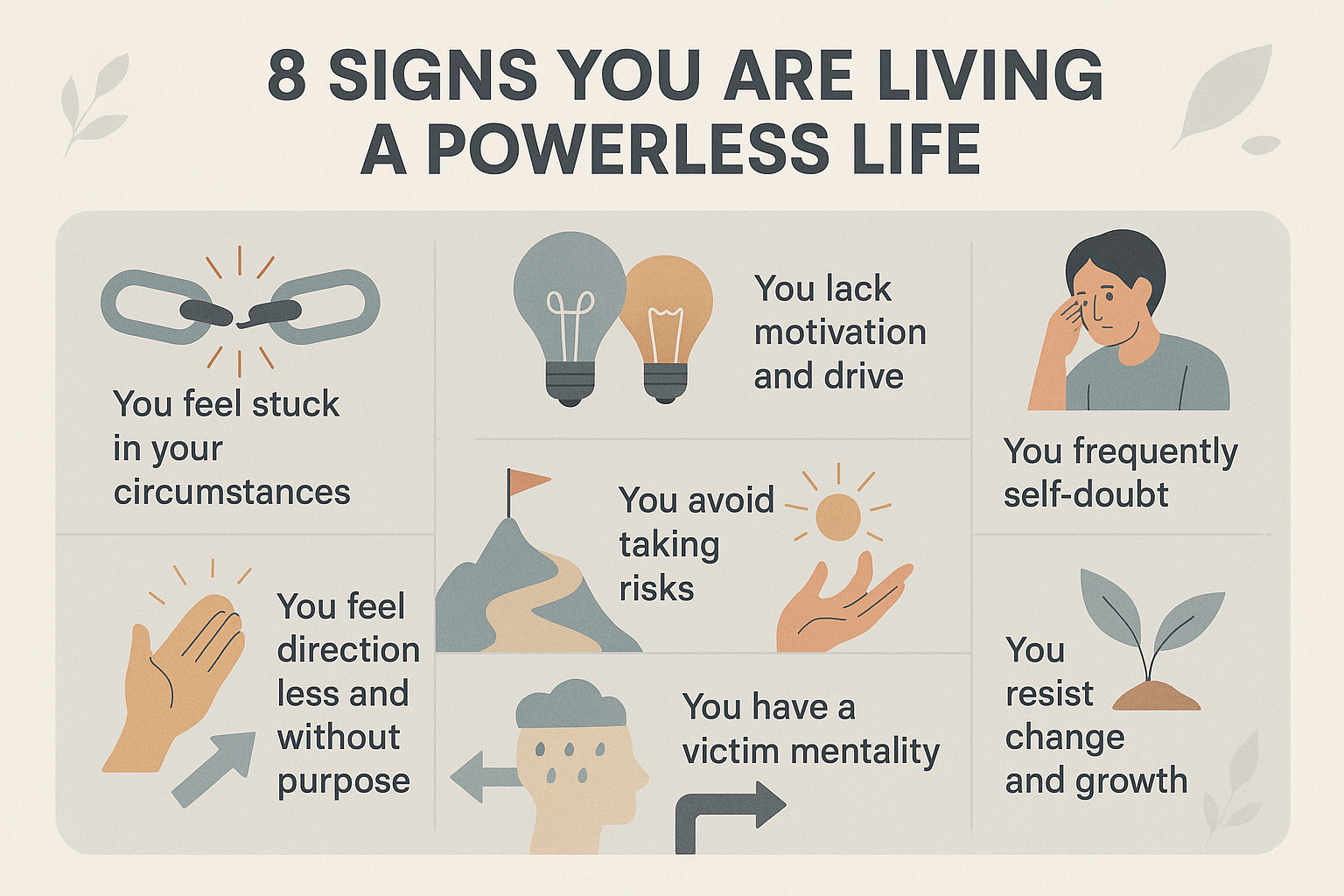 8 Signs You Are Living A Powerless Life
