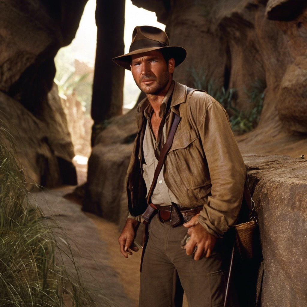 Indiana Jones Digital wallpaper.