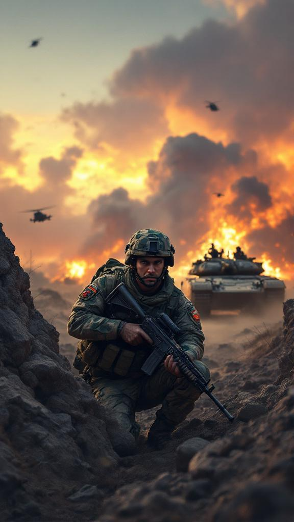 Military digital wallpaper.