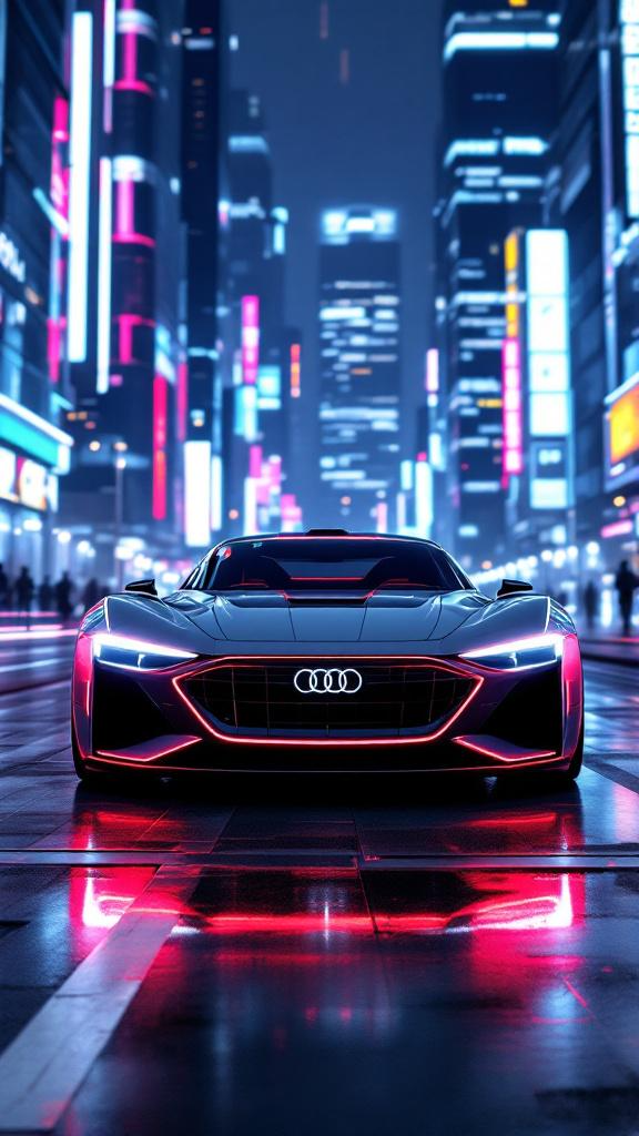 Audi digital wallpaped.