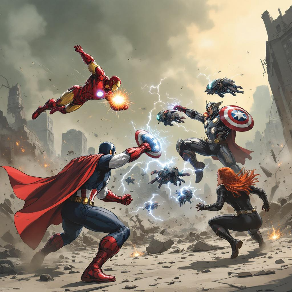 Avengers Digital Wallpaper
