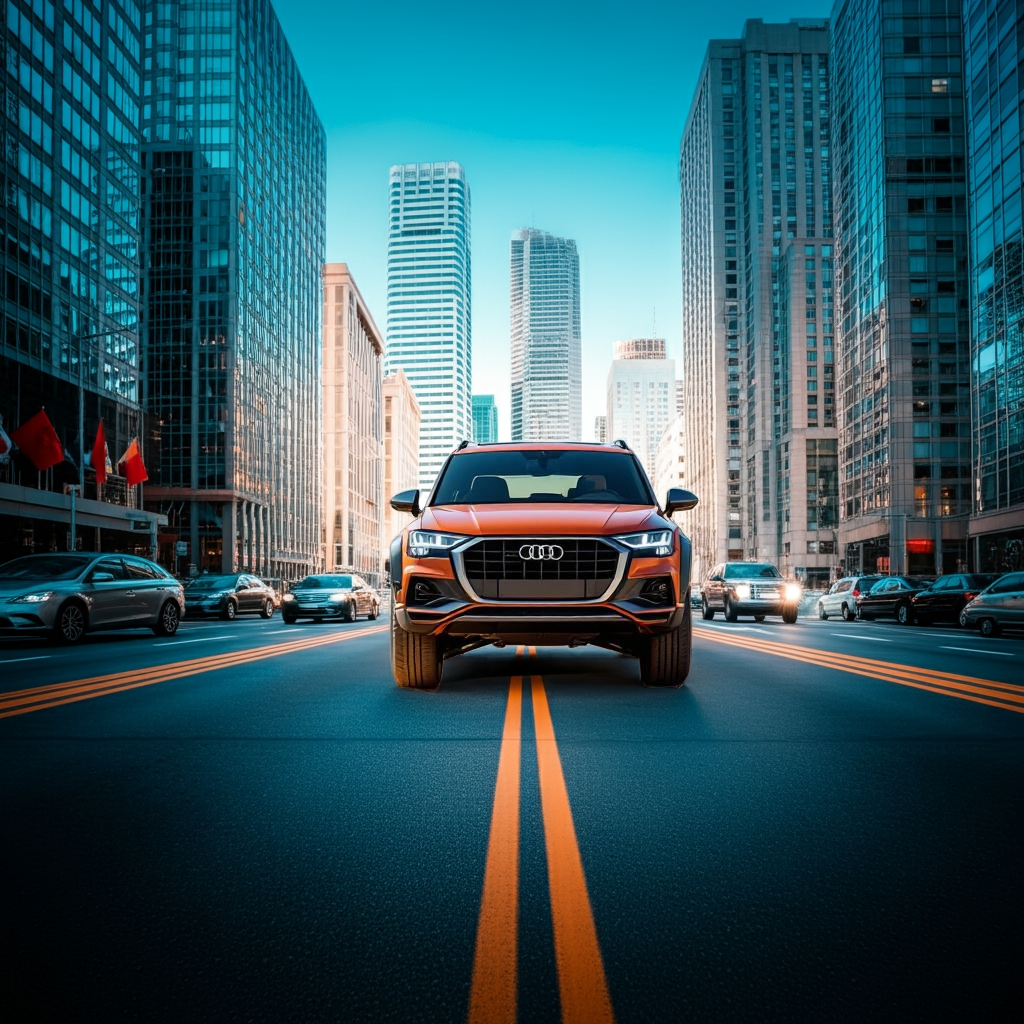 Audi digital wallpaper.