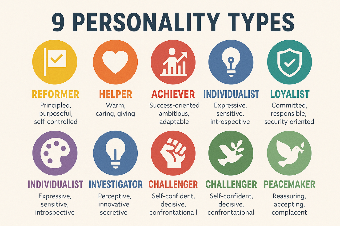 9 Personality Types
