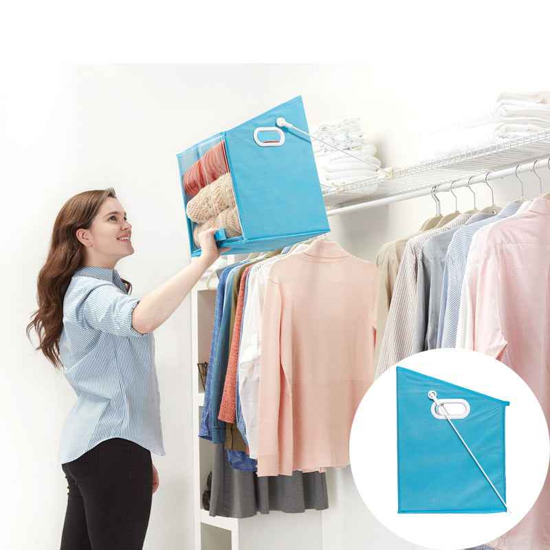 Collapsible Removable Cushioned Foldable Storage Bin Laundry Basket