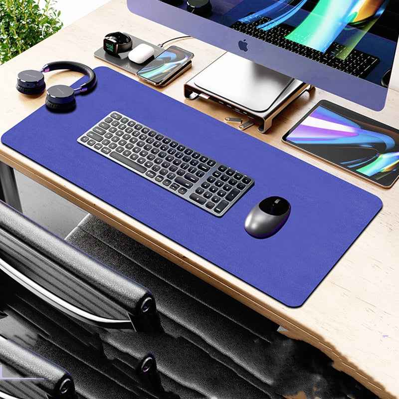 15W Quick Charge Mouse Mat With Cordless Power Desk Pad For Work And Home