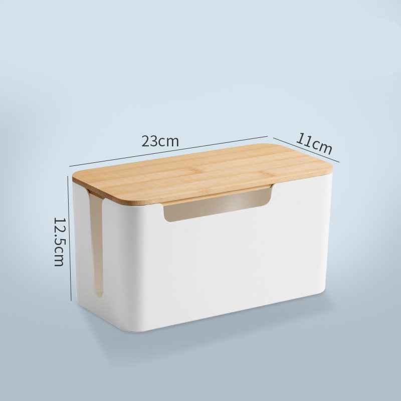 Cord Management Hub Power Adapter Outlet Cable Tidy Desktop Organizer Charging Station Wire Holder