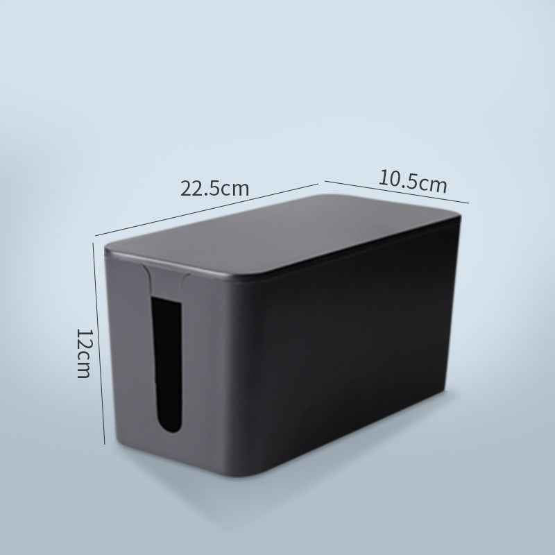 Cord Management Hub Power Adapter Outlet Cable Tidy Desktop Organizer Charging Station Wire Holder