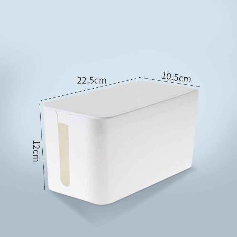 Cord Management Hub Power Adapter Outlet Cable Tidy Desktop Organizer Charging Station Wire Holder