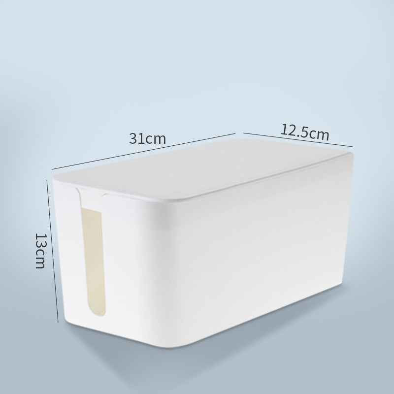 Cord Management Hub Power Adapter Outlet Cable Tidy Desktop Organizer Charging Station Wire Holder