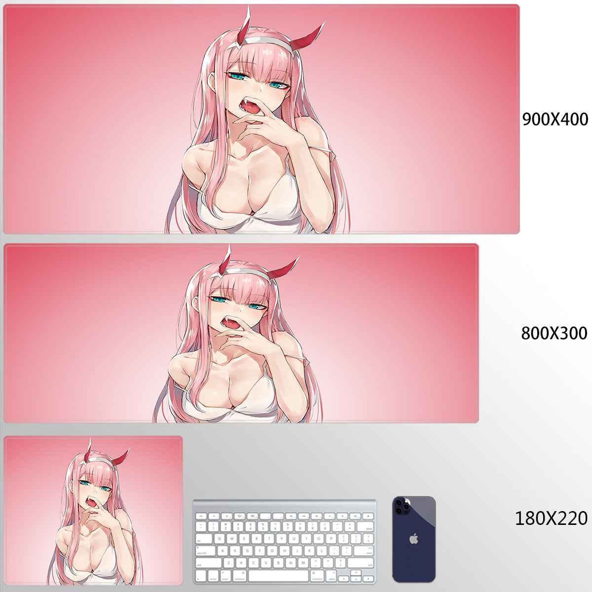Gaming Mat Anime Mousepad Computer Keyboard Surface