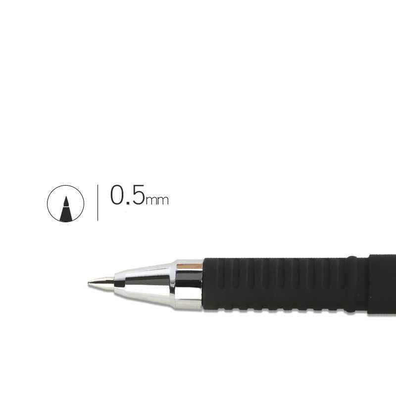 Student-friendly dark ink gel pen