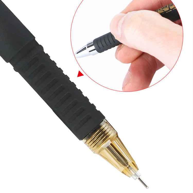 Student-friendly dark ink gel pen