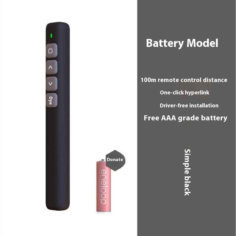 Digital Presentation Pointer Wireless Slide Clicker Interactive Tool