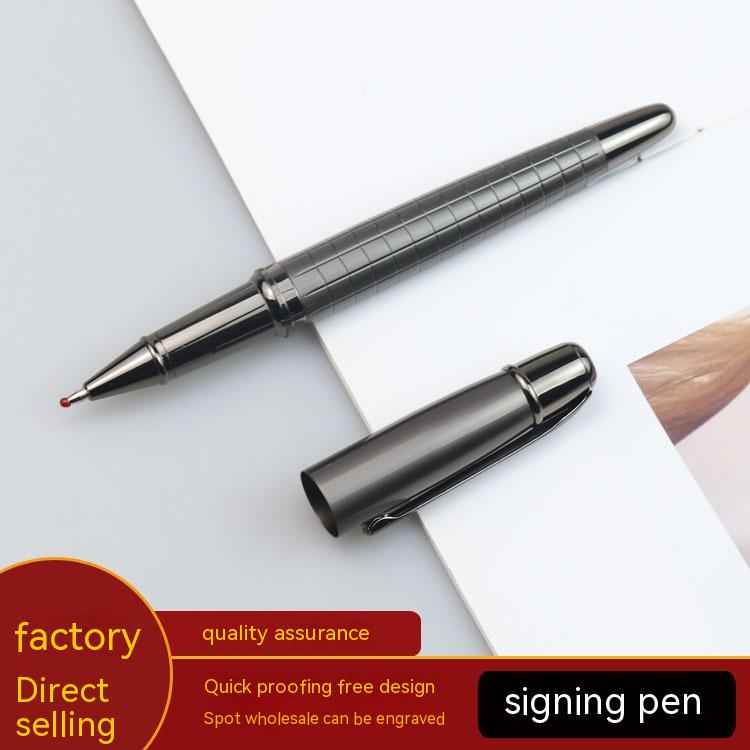 Steel Barrel Marker Gun Charcoal Office Ink Marker Water-based Writing Tool