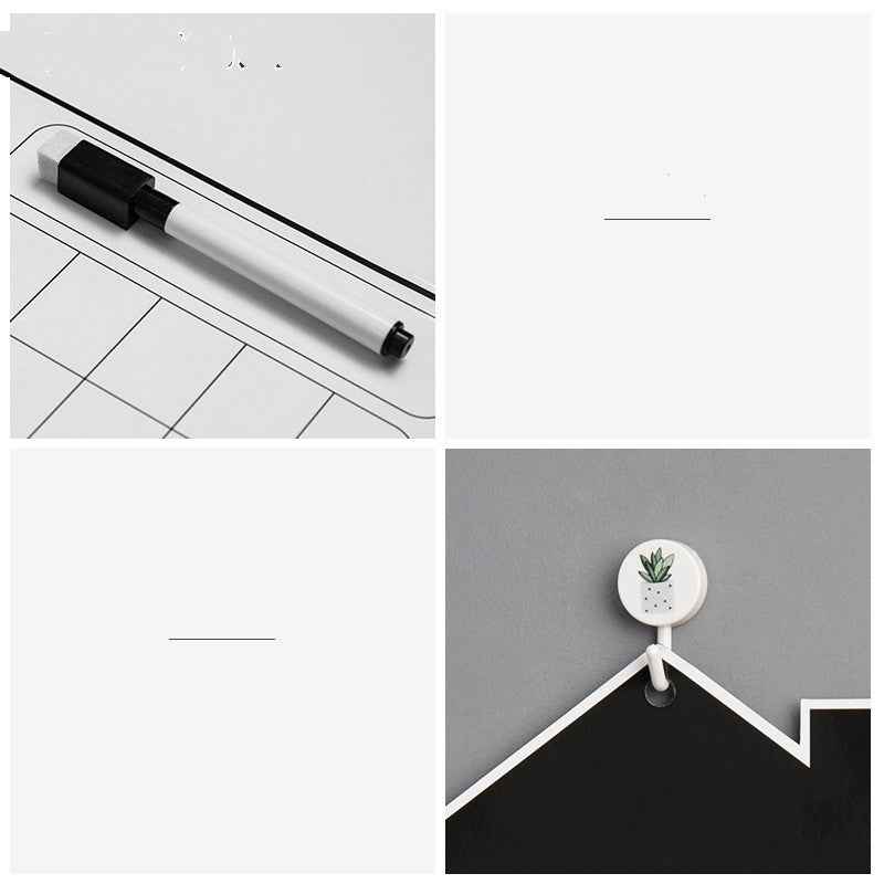 Modern minimalist fridge memo board with Nordic design