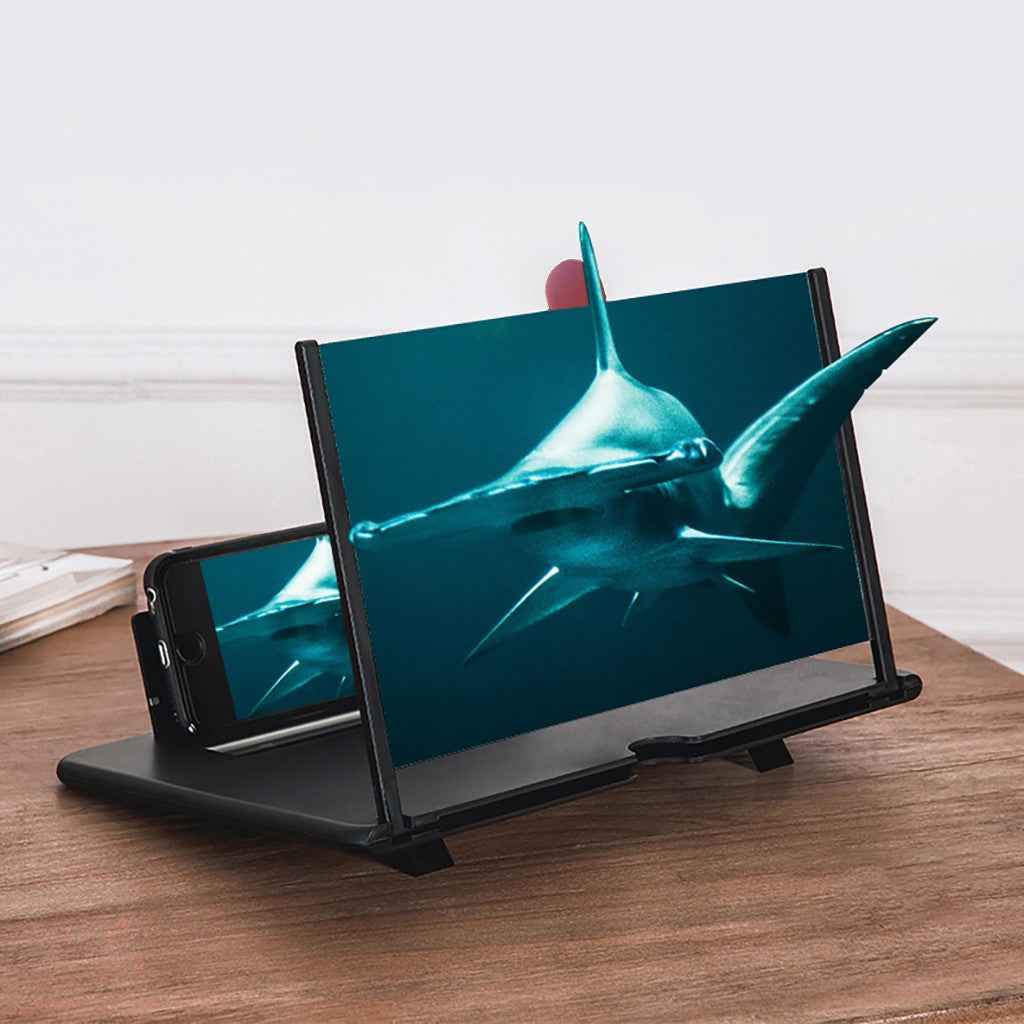 Portable 3D Display Amplifier Handheld Viewer Compact Foldable Lens Enhancer