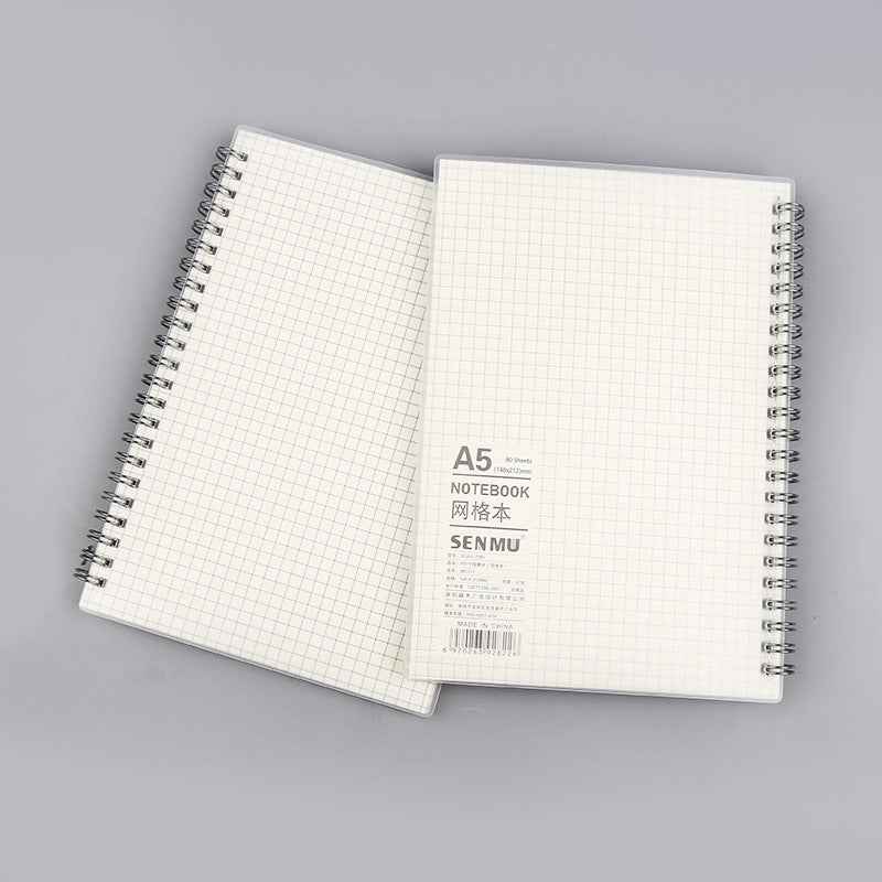 Creative Spiral Horizontal Grid Dot Journal