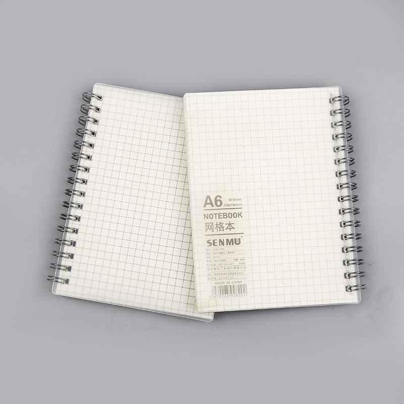 Creative Spiral Horizontal Grid Dot Journal