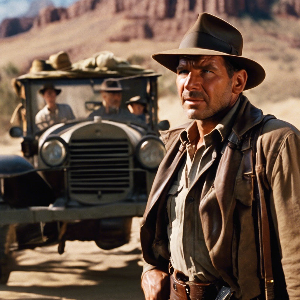 Indiana Jones Digital wallpaper.