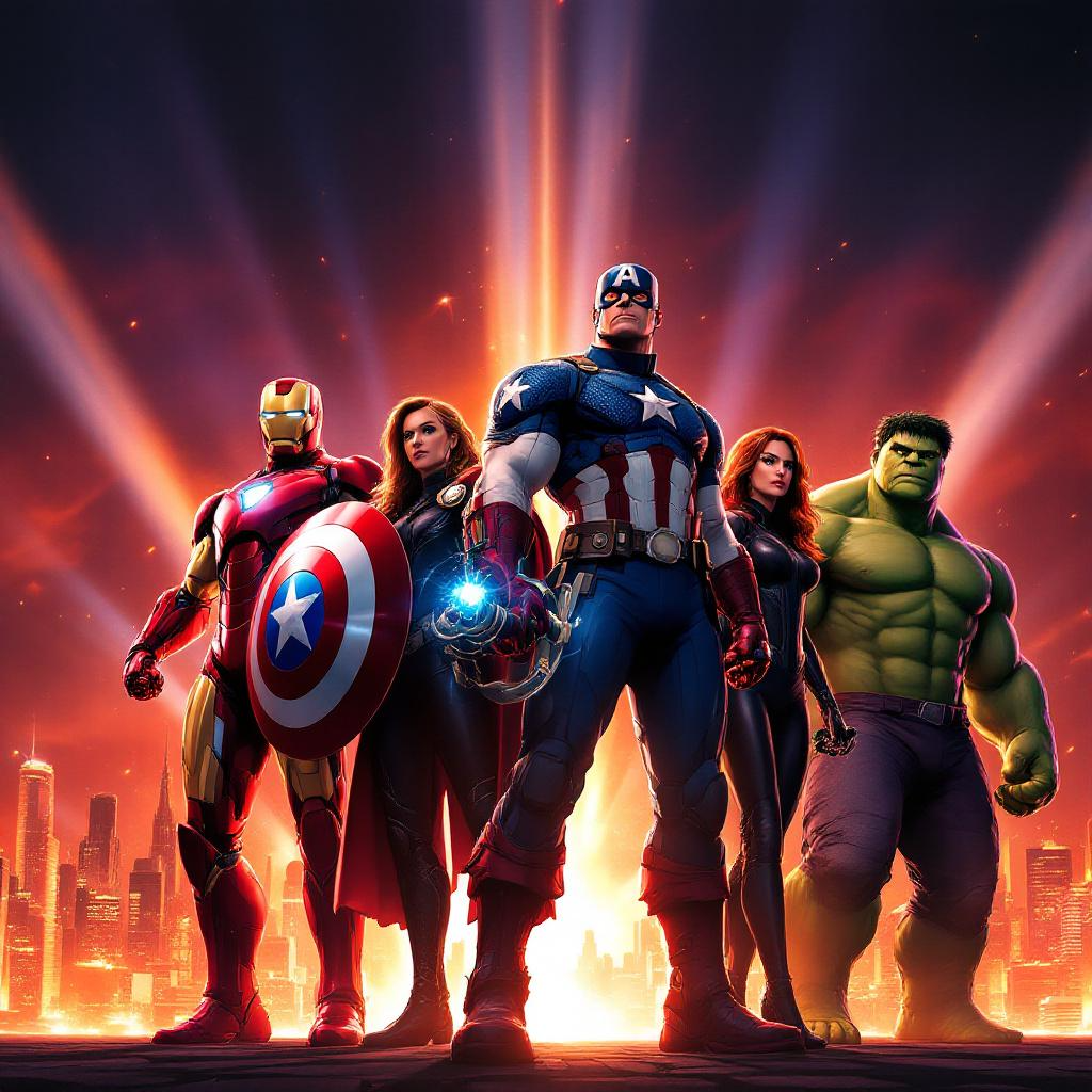 Avengers digital wallpaper 18 pack bundle