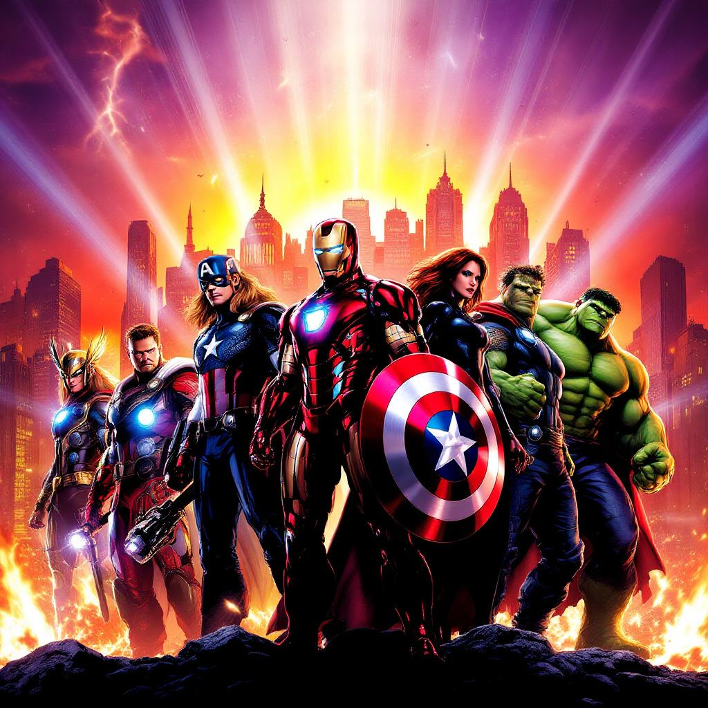 Avengers digital wallpaper 18 pack bundle
