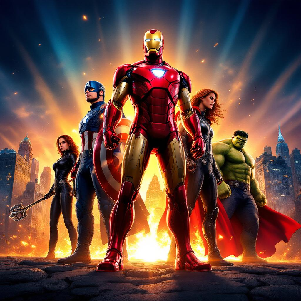Avengers digital wallpaper 18 pack bundle
