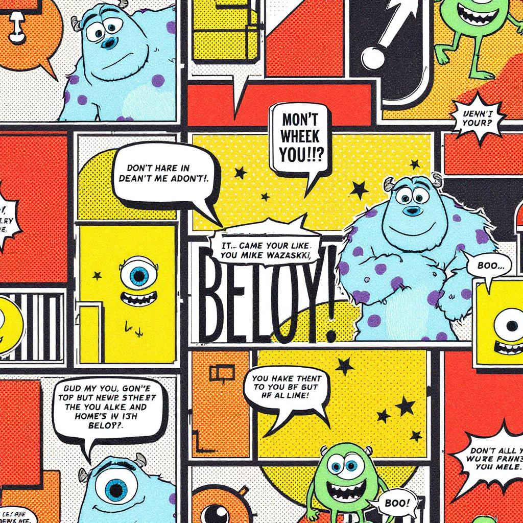 Monster Inc digital wallpaper - 12 pack bundle