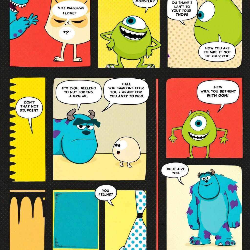 Monster Inc digital wallpaper - 12 pack bundle