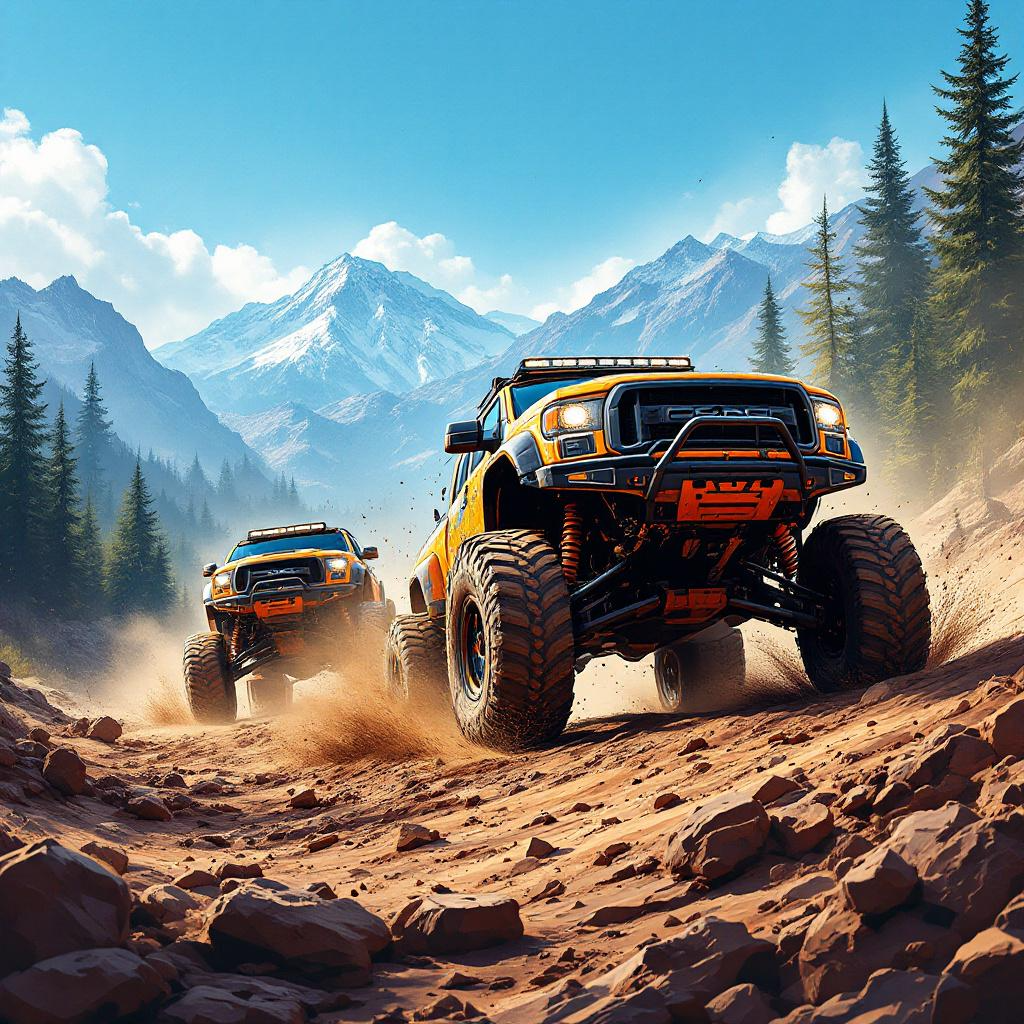 Off-road Trucks digital wallpapers