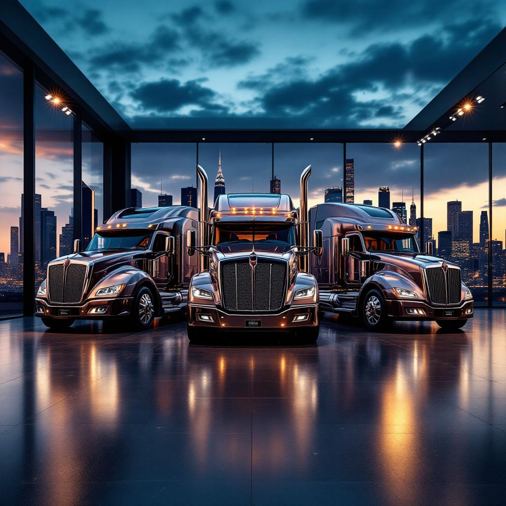 Trucks digital wallpaper