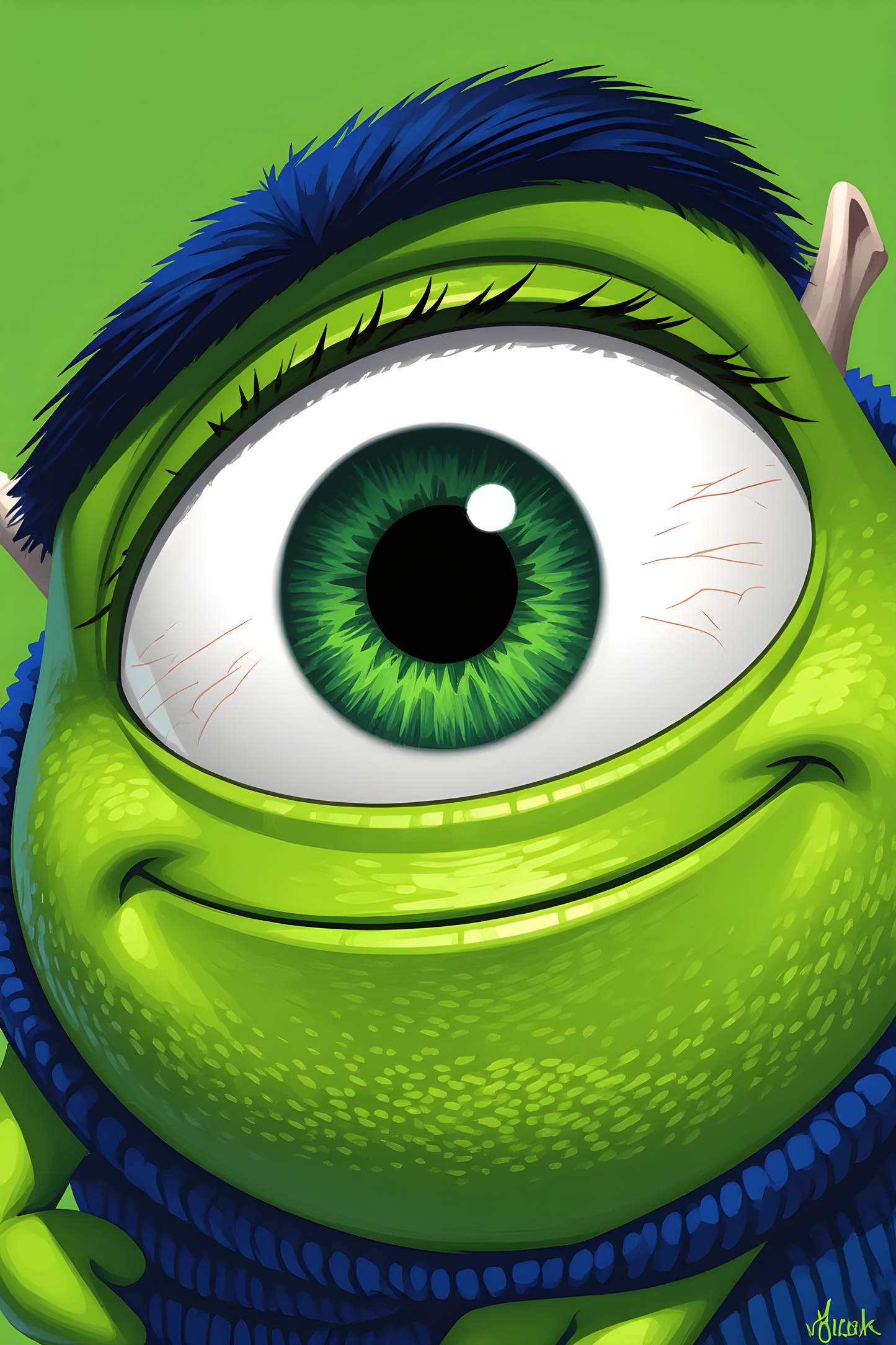 Monster Inc digital wallpaper - 12 pack bundle
