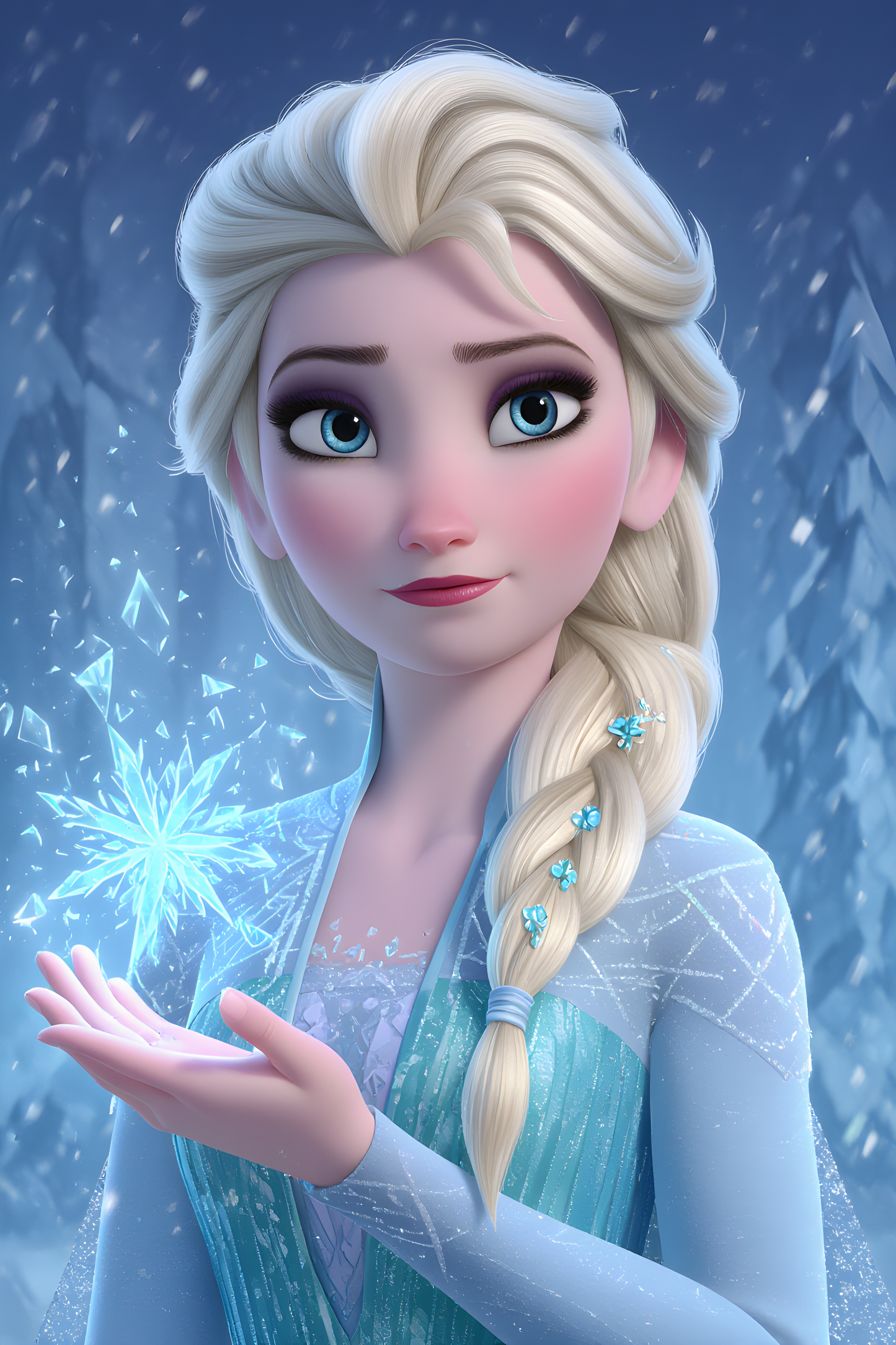 Disney Frozen Magical Winter Wallpaper.