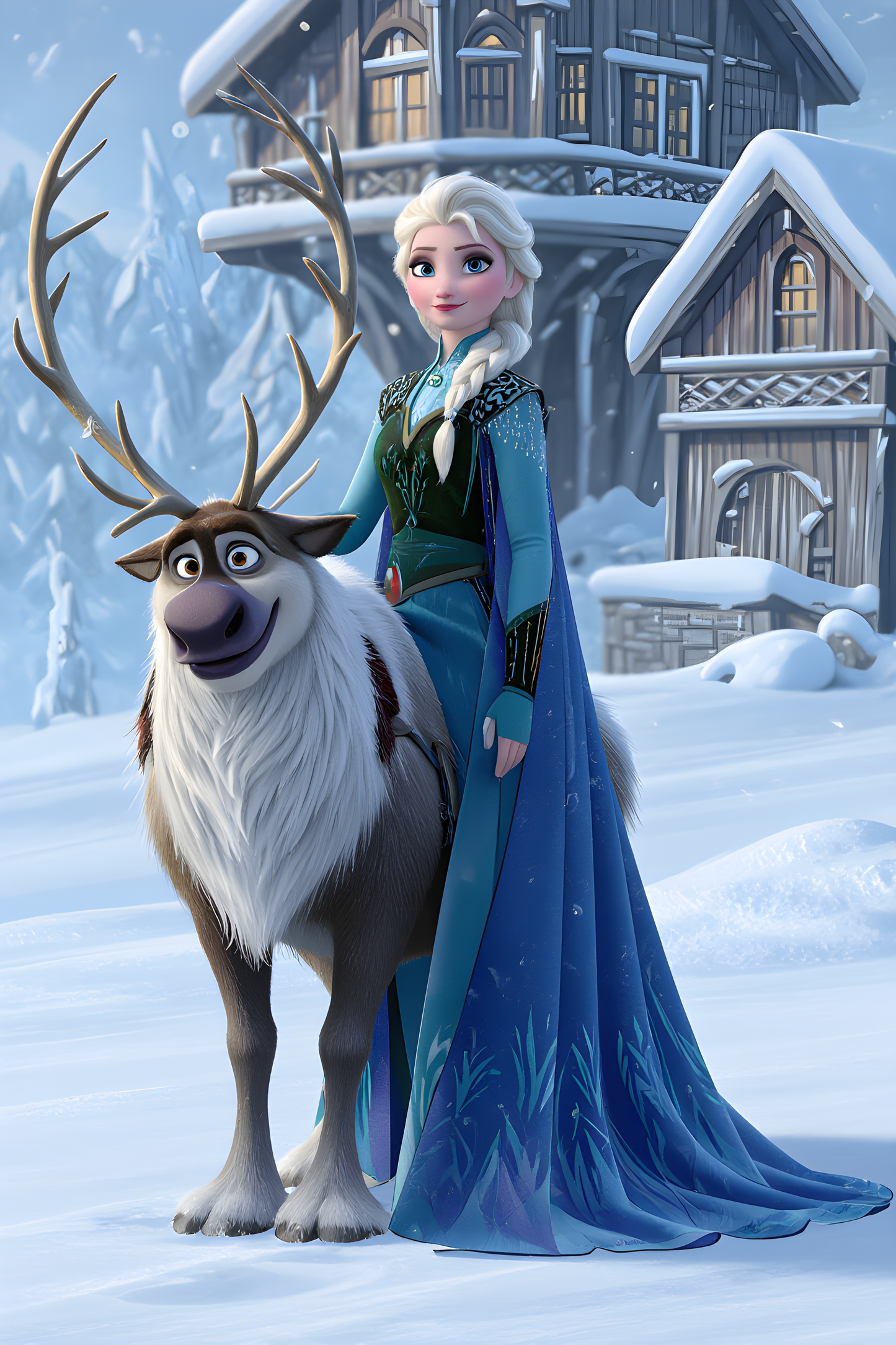 Disney Frozen Magical Winter Wallpaper.