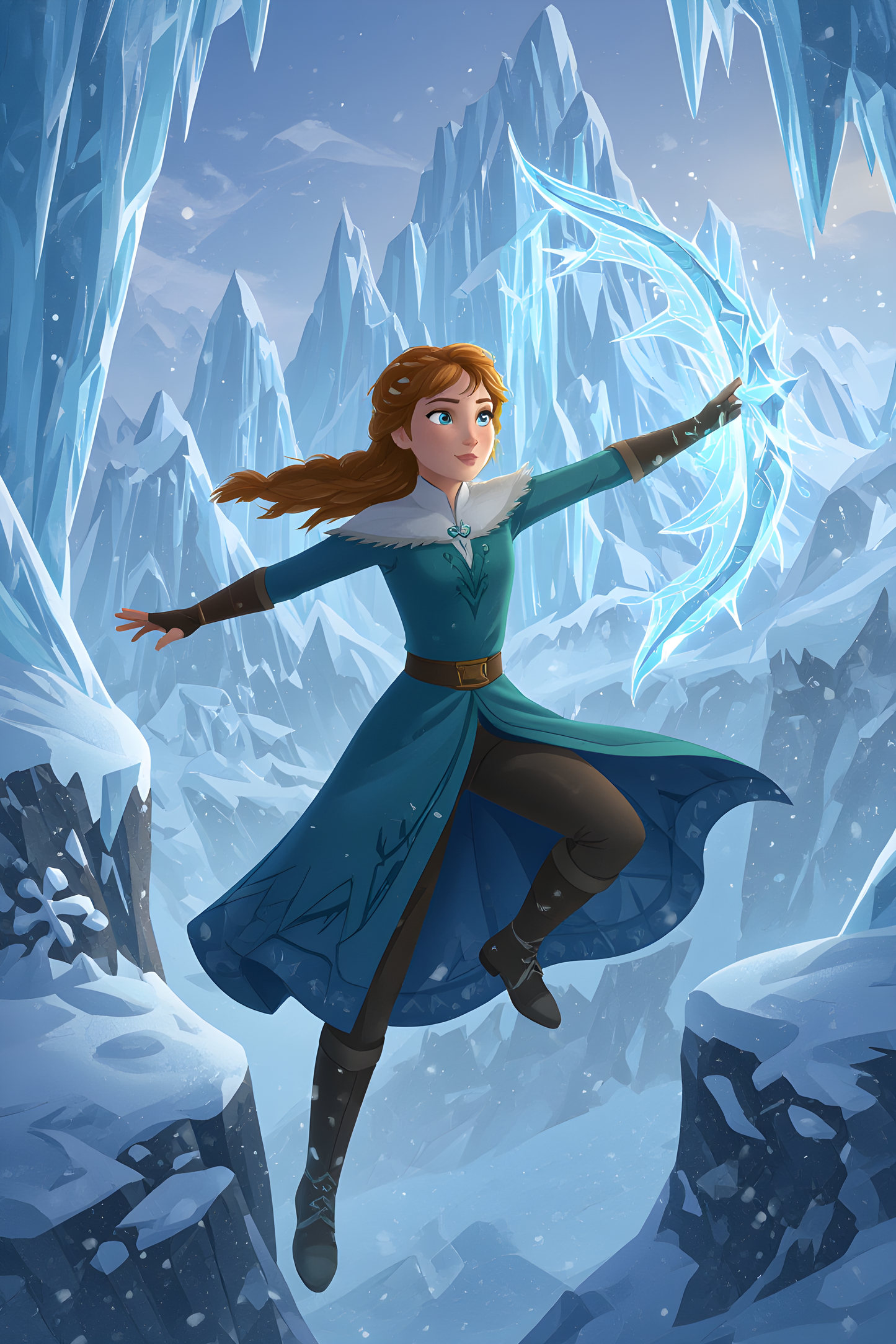 Disney Frozen Magical Winter Wallpaper.
