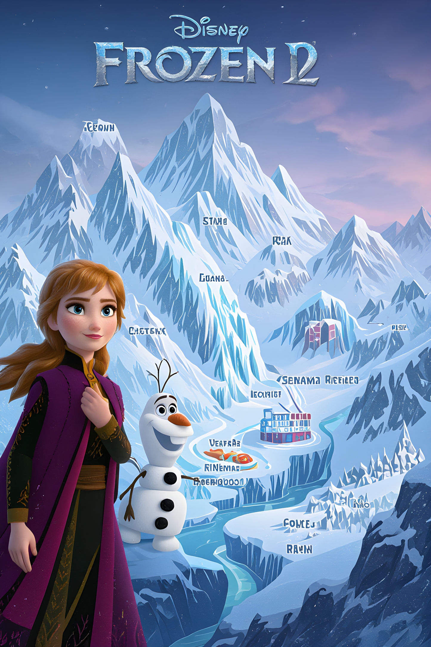 Disney Frozen Magical Winter Wallpaper.
