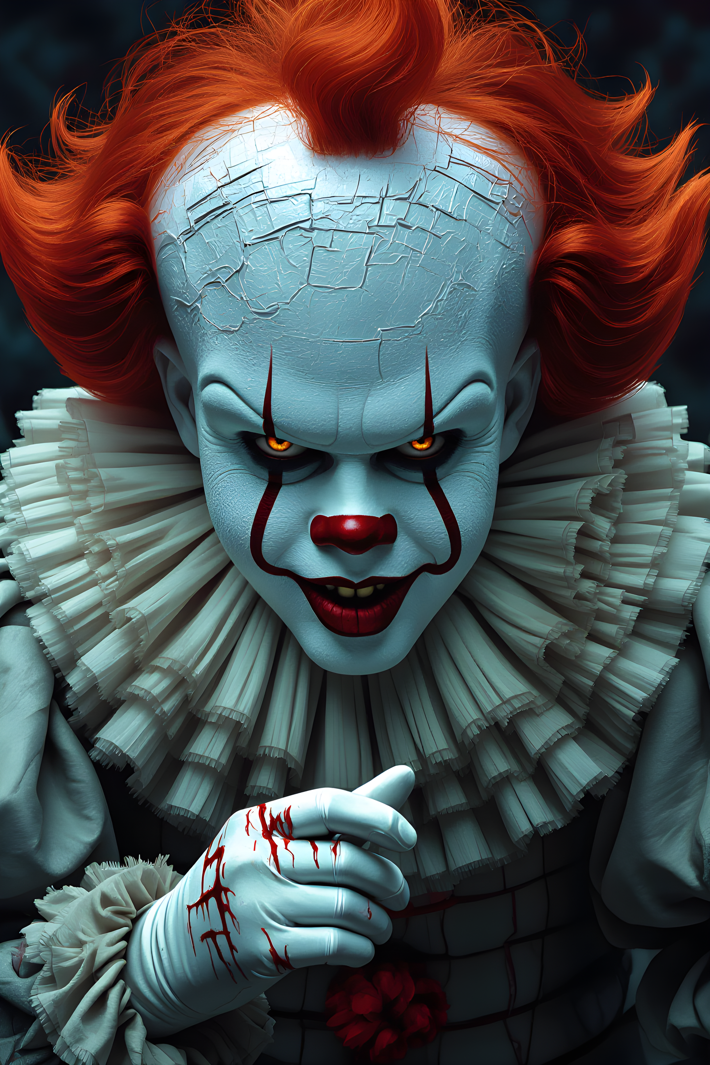 Pennywise Digital Wallpaper - Horror Desktop Background