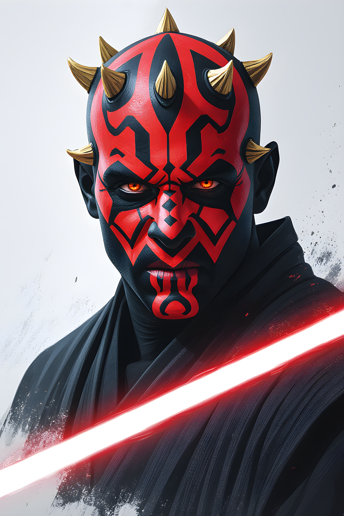 Star Wars digital wallpaper