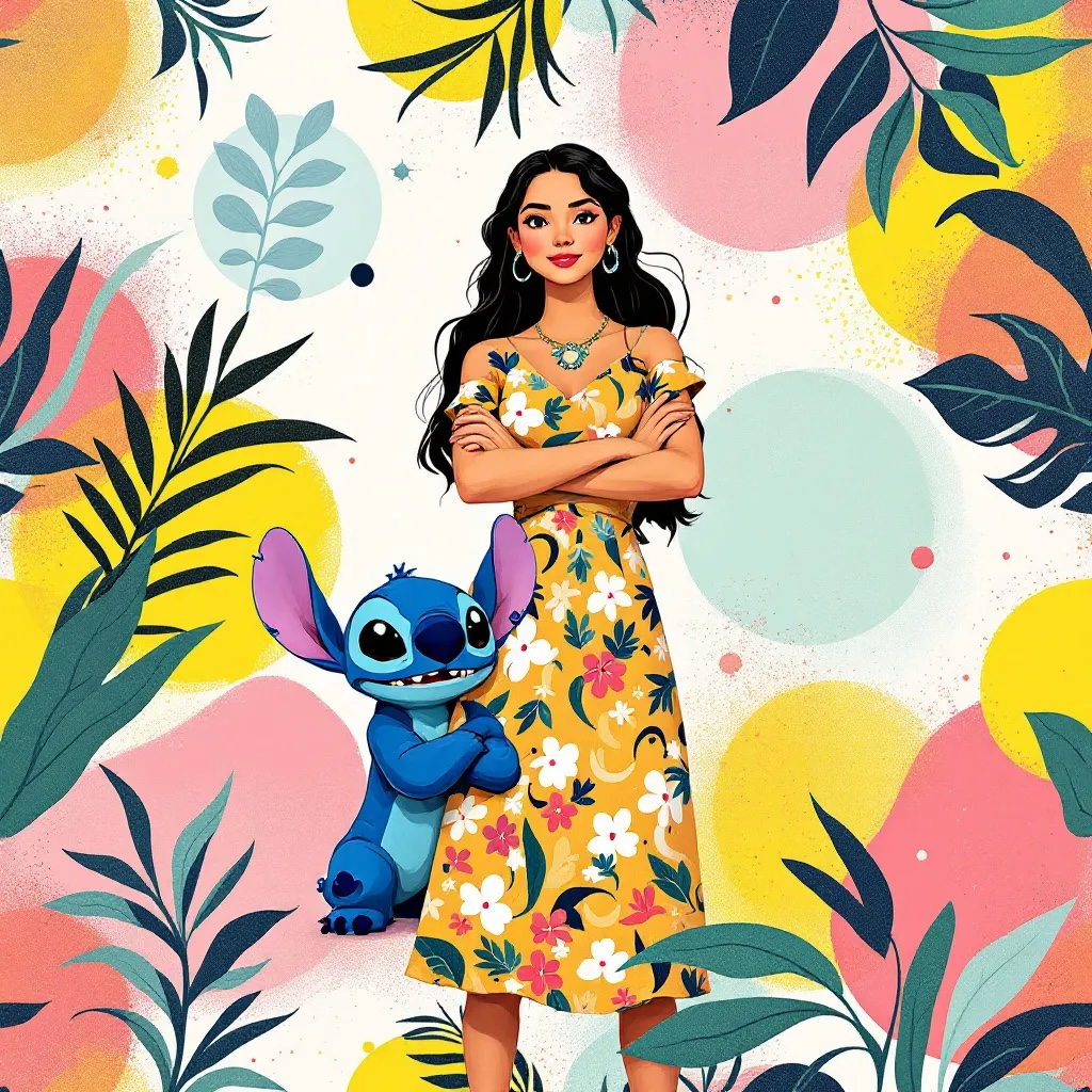 Lilo and Stitch Digital Wallpaper Bundle - Mobile, Tablet & Desktop.