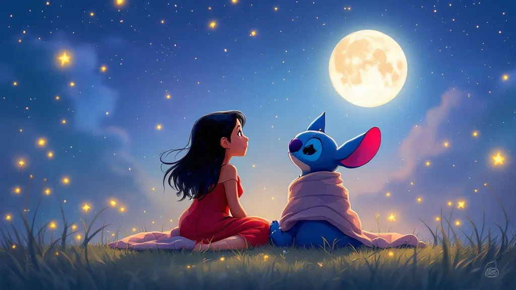 Lilo and Stitch Digital Wallpaper Bundle - Mobile, Tablet & Desktop.